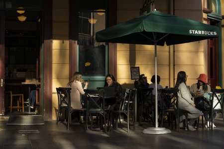 SYDNEY, AUSTRALIA - Aug 23, 2019: Beautiful old buildings and sceneries that can be used as backgrounds.のeditorial素材