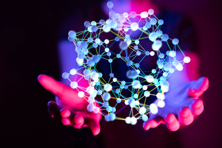 Global network concept. 3D renderingの写真素材