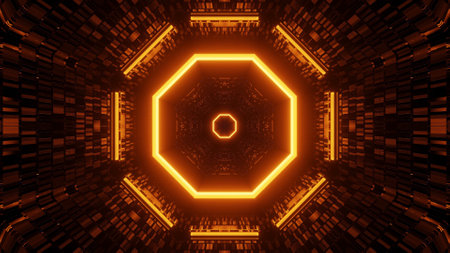Several lights next to each other arranged in a circular order