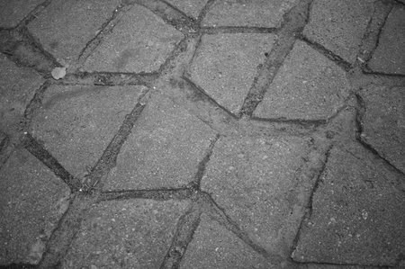 A closeup shot of the grey ground - perfect for background
