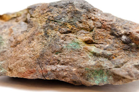 a big ore sample of silver, copper and gold