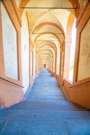 The longest arcade in the world from Santuario Della Madonna di San Luca down to Porta Saragozza