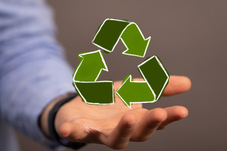 Ecology Concept. Environmentally friendly planet.の写真素材