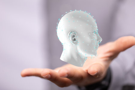 Mind, brain power and energy conceptの写真素材