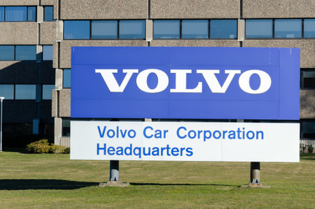 GOTHENBURG, SWEDEN - Mar 26, 2016: Gothenburg, Sweden, March 24, 2016. Volvo is a multinational car manufacturer with headquarters  in Gothenburg.のeditorial素材