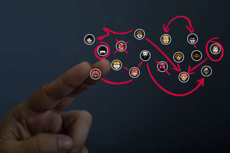 internet net and data digital concept