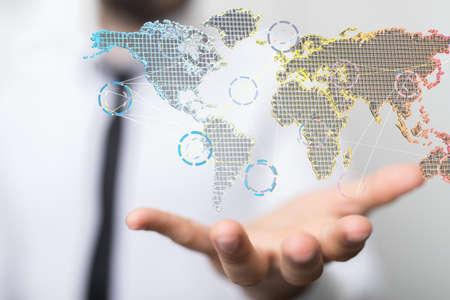 Structure of world economy, communication network.