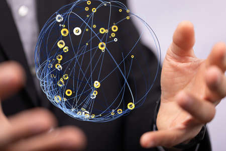 internet net and data digital concept