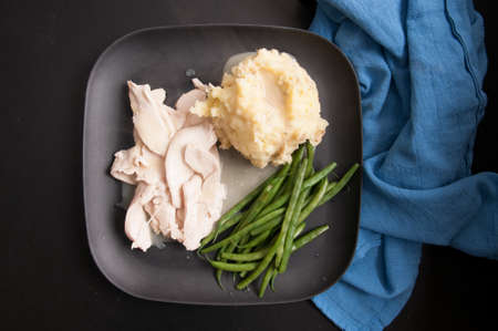 holiday turkey dinnerの写真素材