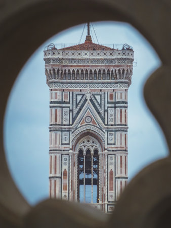 Florence Duomo. Beautiful Cathedral basilica in Tuscany, Italyのeditorial素材