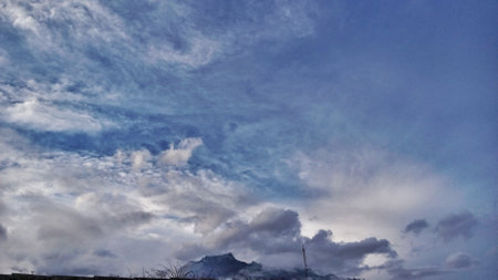 A beautiful view of skyscapeの写真素材