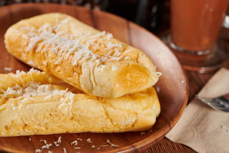 The delicious cookies with coconut flakes onの写真素材