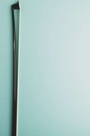 A vertical shot of composite fibers violin bow - objects and materialsの写真素材