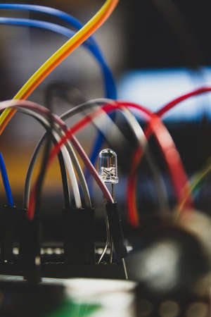 In an era of technological evolution, LEDs are present in our daily lives. Technology-related companies are of the greatest interest.の写真素材