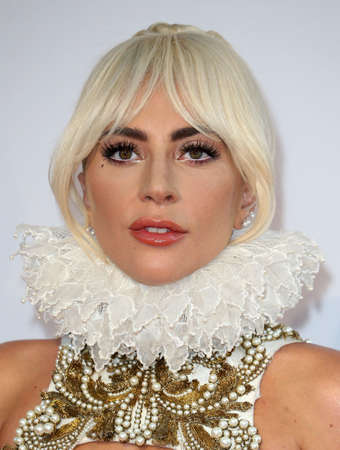 LONDON, UNITED KINGDOM - Sep 27, 2018: Lady Gaga attends the UK premiere of 'A Star Is Born' held at Vue West End on September 27, 2018 in London, England.のeditorial素材