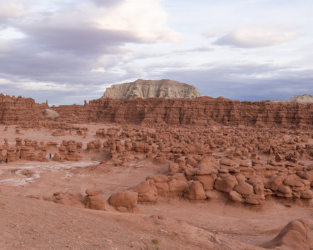 The rock formations in Goblin state park near Hanksville, Utah, USAの写真素材