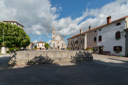 City of Svetvincenat in Croatiaの写真素材