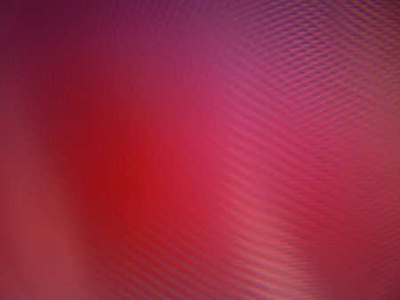 A blurred background with interlacing, refraction, and rotation effects