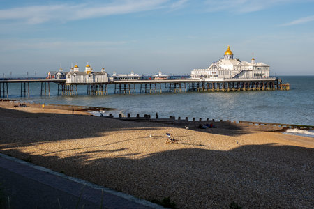 The Eastbourne Pier in the UKの写真素材