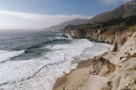 A beautiful view of Garrapata State Park in the USA