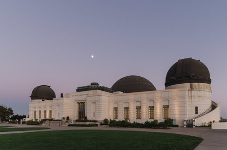 A breathtaking shot of the Griffith Park Los USA