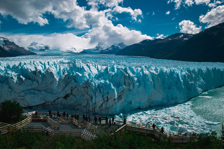 A beautiful shot of Moreno glacier Santa Cruz in Argentina