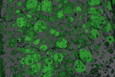 An abstract fluid painting textures with bright green color
