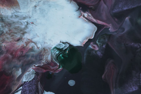 A closeup shot of a beautiful abstract painting