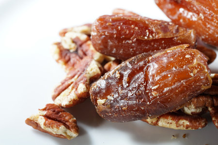 A closeup shot of delicious date palm seeds