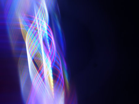 A shot of light trails - perfect for futuristic backgrounds or wallpaper