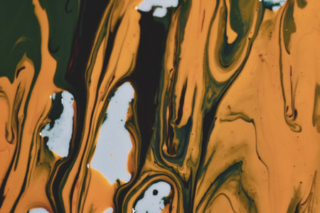 A beautiful oily painting with mixed colors - perfect for background or wallpaper