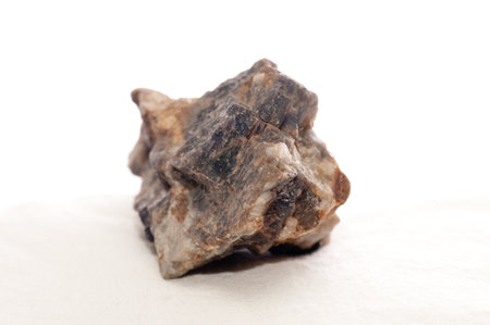 colorful mineral sample of scapolite crystals, for geology scienceの写真素材