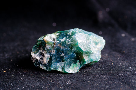 moss agate crystal mineral sample used as a healing stone