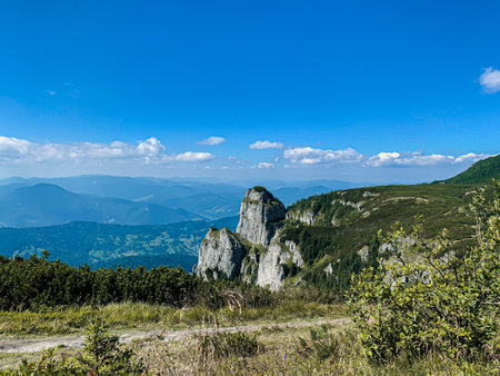 A beautiful shot of Ceahlau National Parkの写真素材