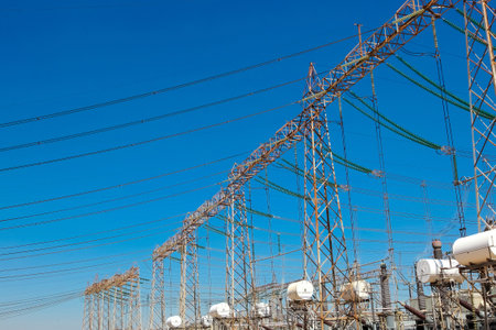 An electricity generation and distribution station
