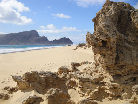 A shot of Porto Santo Island,  Madeira, Portugalの写真素材