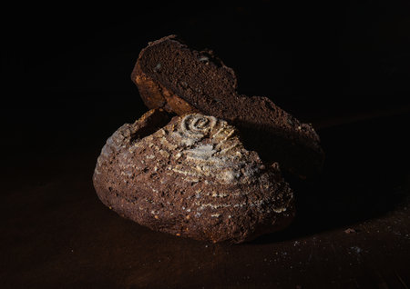 A closeup shot of delicious gluten-free bread