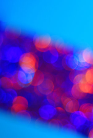 Colorful bright bokeh lights - abstract backgroundの写真素材