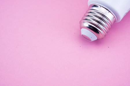 A shot of an isolated LED lampの写真素材