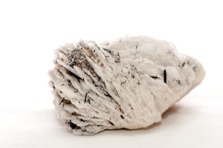 albite crystal mineral sample, a rare earth mineralの写真素材