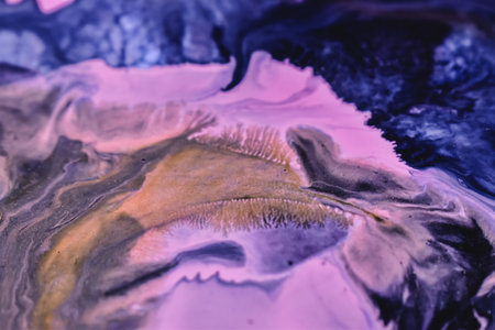 An abstract background with stains in purple colorsの写真素材