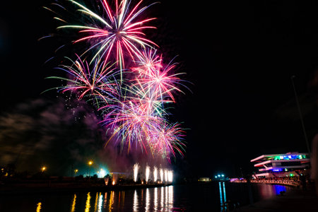 A beautiful shot of fireworks