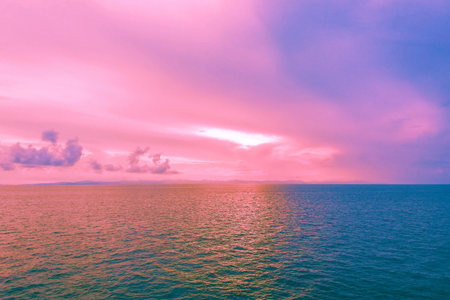 A beautiful sunset over a tranquil lake
