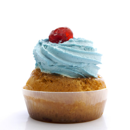 Close-up of a rum baba, studio shoの写真素材