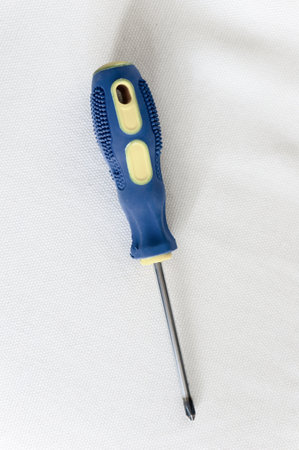A vertical shot of a screwdriverの写真素材