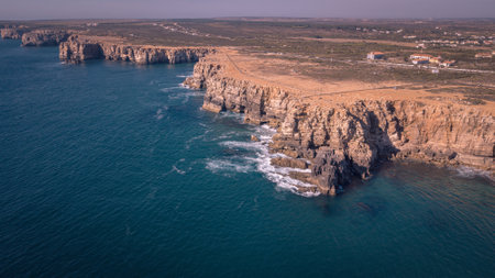 A beautiful Atlantic beaches and cliffs of Algarve, Portugal on a sunny summer day