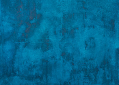A blue wall texture backgroundの写真素材