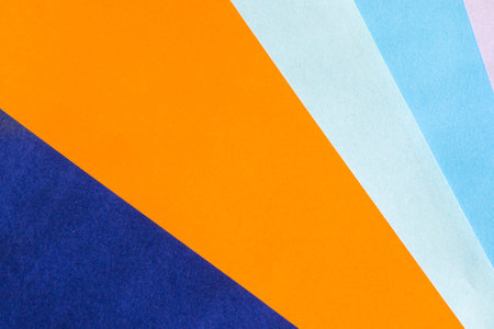 The colorful paper background, paper board and geometric figures, pastel coloredの写真素材