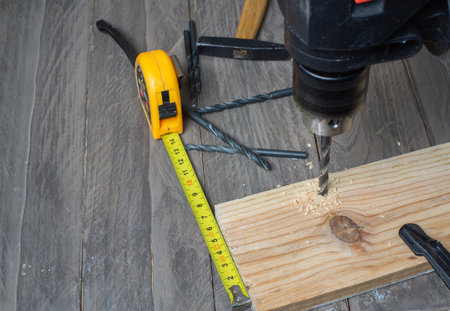 tools used for DIY at home electrical and manualの写真素材