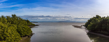 A shot of South Bay in Florianopolis, Brazil